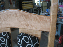 Load image into Gallery viewer, Maple and Wrought Iron dinner chair AVAILABLE BY CUSTOM ORDER