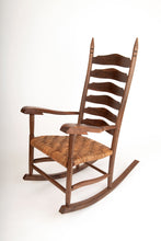 Load image into Gallery viewer, Black and Claro Walnut rocking chair SOLD