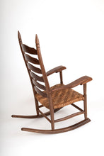 Load image into Gallery viewer, Black and Claro Walnut rocking chair SOLD