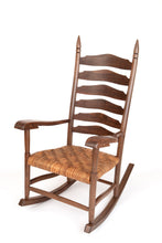 Load image into Gallery viewer, Black and Claro Walnut rocking chair SOLD