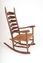 Load image into Gallery viewer, Black and Claro Walnut rocking chair SOLD