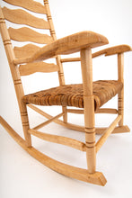 Load image into Gallery viewer, Quartersawn Sycamore, Birdseye Maple and Hard Maple rocking chair