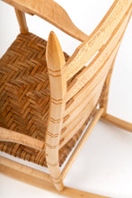 Load image into Gallery viewer, Quartersawn Sycamore, Birdseye Maple and Hard Maple rocking chair