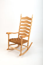 Load image into Gallery viewer, Quartersawn Sycamore, Birdseye Maple and Hard Maple rocking chair